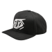 Шапка TROY LEE DESIGNS Curved Snapback Stamp - BLACK