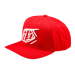 Шапка TROY LEE DESIGNS Curved Snapback Stamp - RED