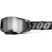 Мотокрос очила 100% ARMEGA BLACK/MIRROR SILVER