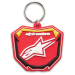 Ключодържател ALPINESTARS FOB PLATE RED/YELLOW/BLACK