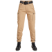 Дамски мото дънки PANDO MOTO MILA CARGO BEIGE - Chino Style Cordura® - SHORT