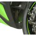 Протектор за генерация R&G Racing Aluminium Headpipe grille - Black Kawasaki ZX10R 11-18