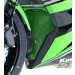 Протектор за генерация R&G Racing Aluminium Headpipe grille - Black Kawasaki Ninja 650 17-26