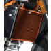 Протектор за радиатор R&G Racing Aluminium Radiator guard - Orange KTM Duke 690 R 13-17