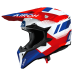 Мотокрос каска AIROH WRAAAP VISION RED/BLUE GLOSS
