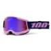Мотокрос очила 100% STRATA 2 PURPLE RED/BLUE MIRROR