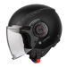 КАСКА ЗА СКУТЕР METRO S SOLID V2 A1 BLACK МАТТ